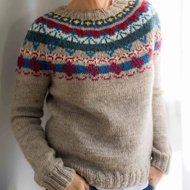 Cotton Sweater - Autumn Flow