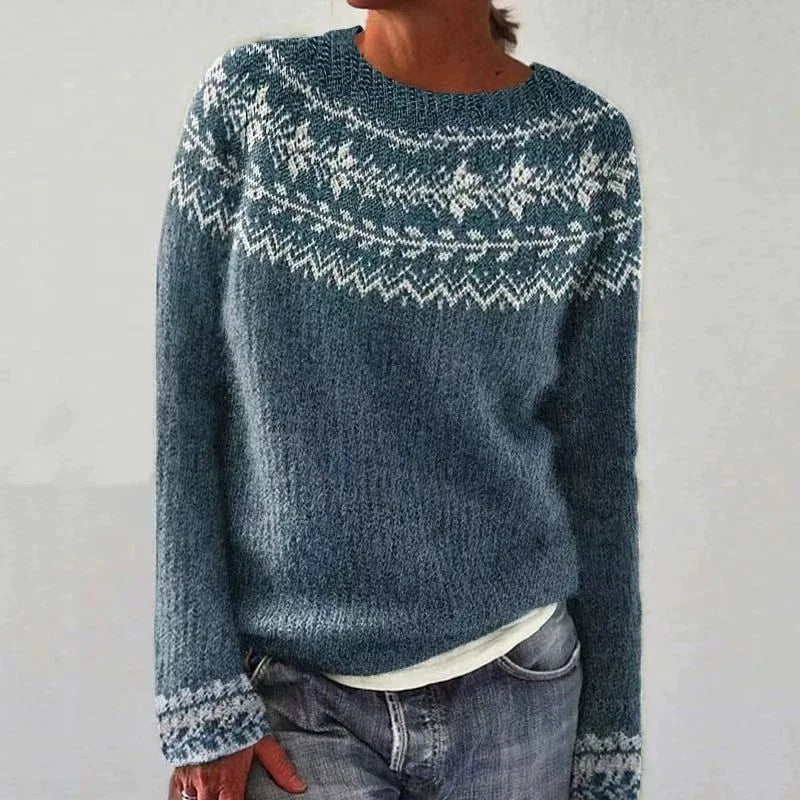 Cotton Sweater - Crystal Water