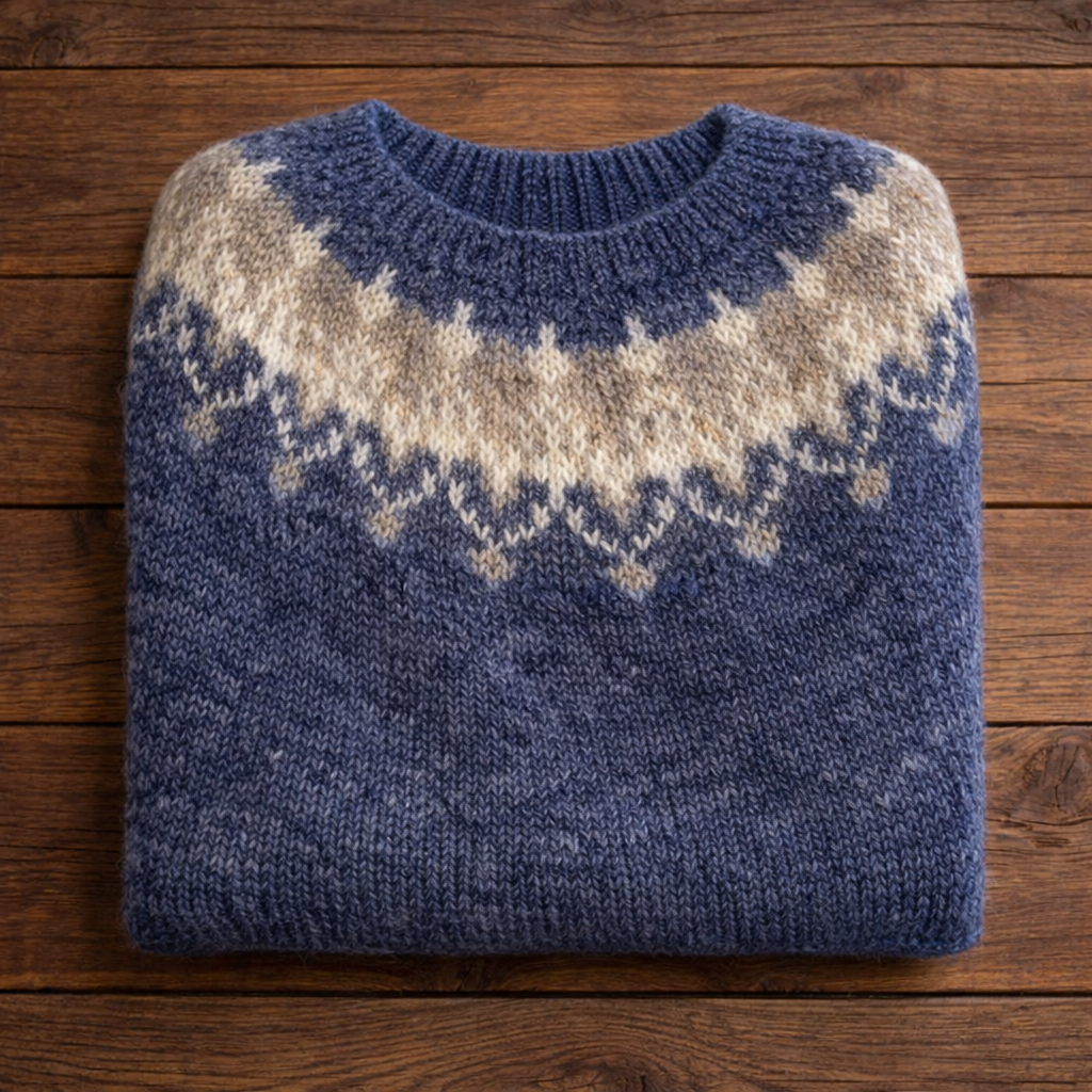 Cotton Sweater - Morning Coastline